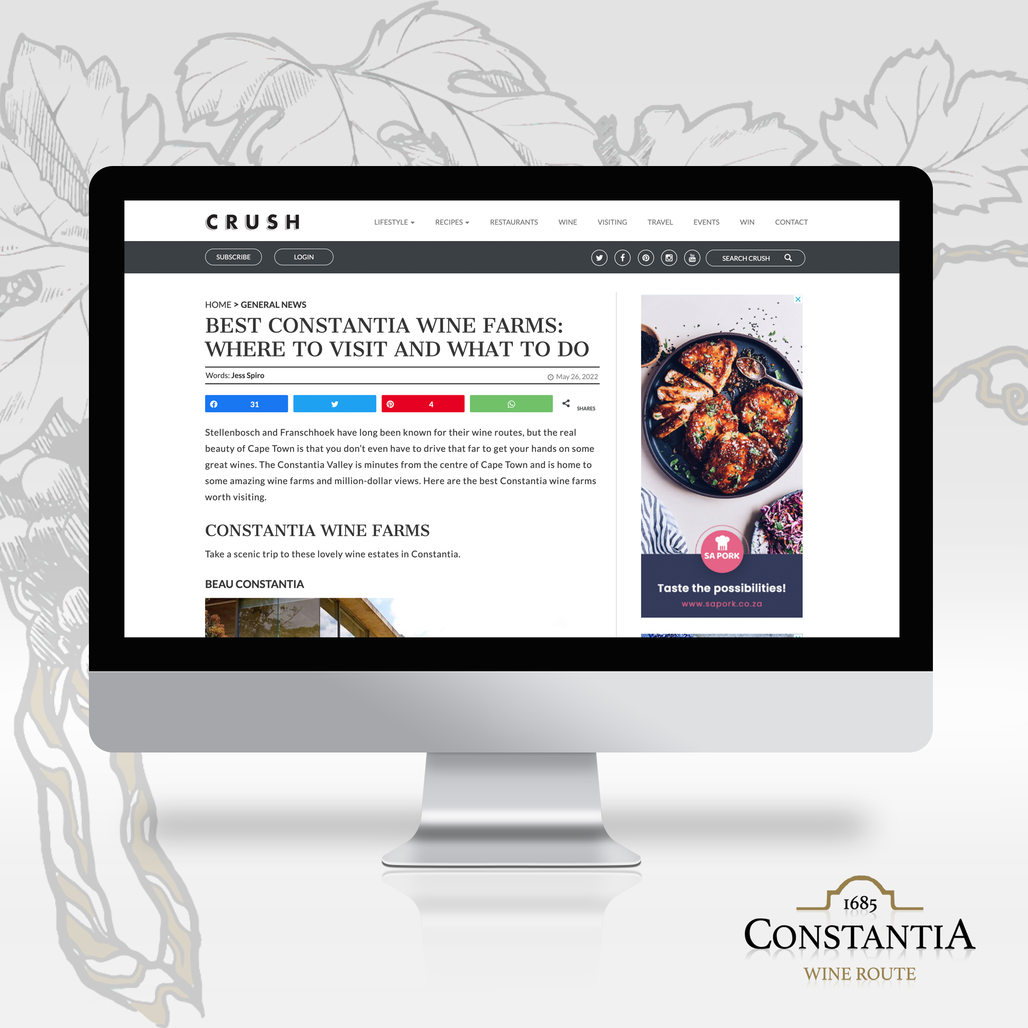 Featured image for “Best Constantia Wine Farms: Where to visit and what to do”